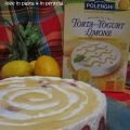 Torta Fredda Yogurt e Limone con le Fragole