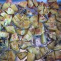 Deliziose patate al forno con lardo e rosmarino