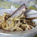 Linguine alle cappelunghe o cannolicchi