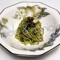 Tagliolini con Pancetta Pesto di Rucola e[...]
