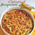 Clafoutis di broccoletti e salsiccia