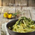Linguine con asparagi selvatici