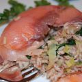 Zuccotto di salmone e riso rosso Ostigliato