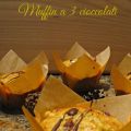 Muffin ai 3 cioccolati