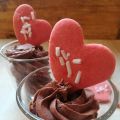Mousse al cioccolato e Valentine's cookies