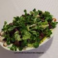 Polpettine e insalata verde mista