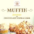 Muffin allo zenzero e cioccolato fondente