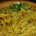 Fusilli ai borlotti con pesto di menta