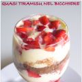 “Quasi tiramisù” in bicchiere con fragole