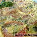 FRITTATA CON POMODORI E BASILICO