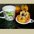 MUFFINS con FRUTTI DI BOSCO e CIOCCOLATO BIANCO