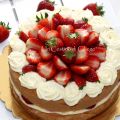 Naked Cake con Crema Chantilly e Fragole