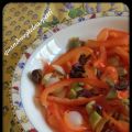 Spaghetti di peperoni in insalata