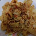 Mafalde con ragù di calamari