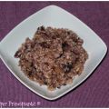 Risotto integrale con radicchio rosso