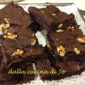 Brownies alle noci (senza glutine)