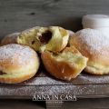 Krapfen e crema gianduja al forno