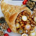 Struffoli di Natale in Cornucopia di Sfoglia