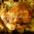 Pollo al forno con le patate