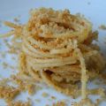 SPAGHETTI ALL'OLIO DI BOTTARGA E MULLICA 'E PANE
