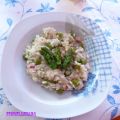 Risotto con asparagi e pancetta
