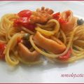 Spaghetti al sugo di calamari