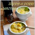 Zuppa di porri e maltagliati