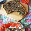 Torta veloce erbette prosciutto e speck