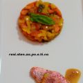Filetti di triglie con dadolata di verdure