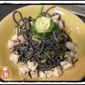 Tonnarelli al nero con pesce spada, zucchine e[...]