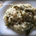 Risotto con asparagi selvatici