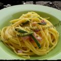 Carbonara con zucchine e pancetta (senza[...]