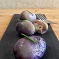 Patate viola ripiene di crescenza di capra,[...]