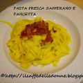 PASTA FRESCA ZAFFERANO E PANCETTA