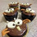 Cupcakes-gufetti alla zucca e cioccolato