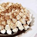 torta allo yogurt e cacao con crema al cocco