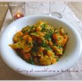 Curry di cavolfiore e lenticchie rosse