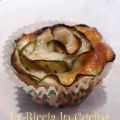 Roselline di pasta sfoglia con le zucchine