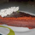 Torta di budino al cioccolato senza lievito