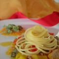 Spaghetti con tonno, peperoni, capperi e[...]