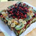 Torta gelato con frutta