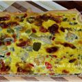 Pizza rustica con peperoni e verdure