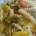 FUSILLI CON FIORI DI ZUCCA E PATATE