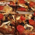 Pizza a 7 cereali con radicchio e brie