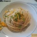 Spaghetti con fiori di zucca e bottarga al[...]