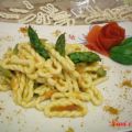 Lorighittas agli asparagi,pomodoro e bottarga