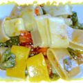 PACCHERI CON FRIGITELLI E POMODORINI