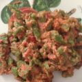 Gnocchetti verdi con pomodoro e caprino