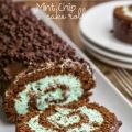 Rotolo al cioccolato e menta