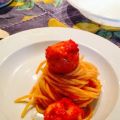 Spaghetti with meatballs